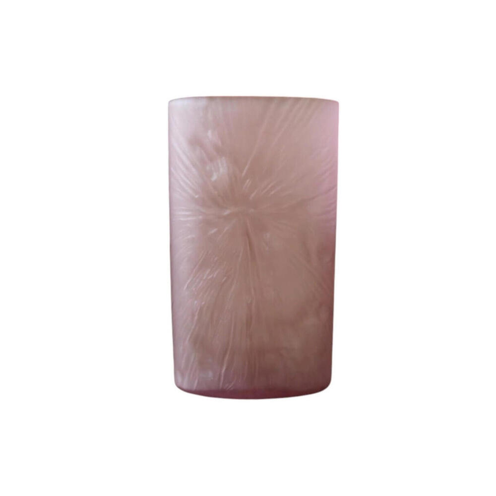 Vintage Purple Satin Art Glass Vase 7.25" Elegant Decor